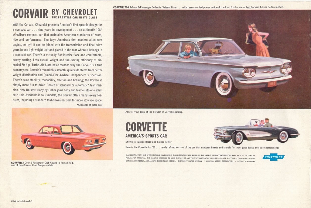 1960 Chevrolet Full-Line Brochure Page 2